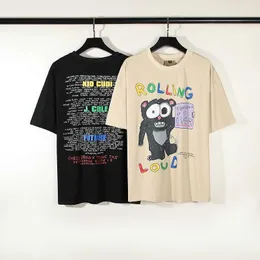 Rolling Loud Little Monster Trend List Art Graffiti Męskie i damskie kreskówka drukująca kreatywna koszulka koszulka