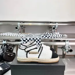 Nowe ręcznie robione tkane sandały rybackie designerskie buty