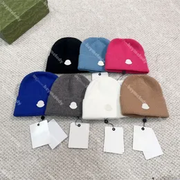 Klassisk designer stickade hattar kashmir ull beanies kvinnor män stickar mjuka varma skallar mössor