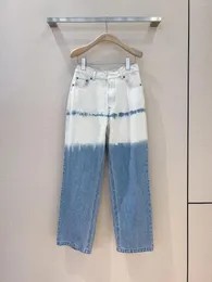 Women's Pants 2023 Gradient Rolling Dyeing Process Unique Style Thin Fashion