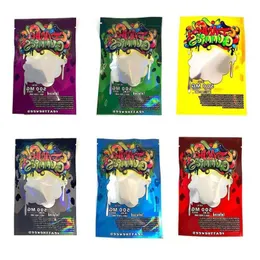 whosale 6 types Dank Mylar Bag 500mg packaging resealable zipper pouch packages bags Fobmx