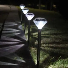 芝生ランプ4PCS LED DIAMOND LAWN LAMP OUTDOOR WATROOF SOLAR LIGHT GARDAN LANDSCAPE CORETYARD PART VILLA PATH LIGHTS DECORATION P230406