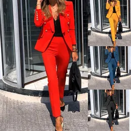 Women's Two Piece Pants Pant Sets Women's 2023 Fashion Suit Casual Two-piece 2 Womens Outfits Conjuntos Feminino Elegante