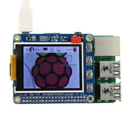 フリーシッピング高さ22インチPPI LCD TFTスクリーンディスプレイモジュール320x240 Raspberry Pi 3モデルBおよびPi 2 Kaiqの抵抗パネルシールドサポート