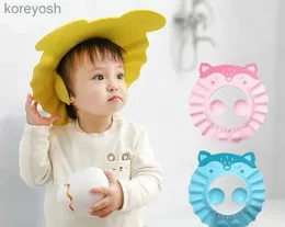 Almofadas Ajustáveis Chapéu de Lavagem de Cabelo Chuveiro de Bebê Cap Macio para Crianças Proteção de Ouvido Seguro Crianças Banho Chuveiro Proteger Cabeça CoverL231107