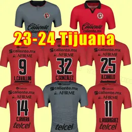 23/24 Tijuana de xolos koszulki piłkarskie 2023 2024 Club Manotas Martinez Castillo Martinez Angulo Rosa Rodriguez B.Diaz Lopez Home Away Football Shirt