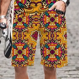 Men s Shorts Beach Pants 3D Printed Sports Retro ethnic collection Pattern And Women Lovers Street Leisure clothing 230407