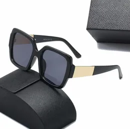 Europa och USA: s utomhusdrivande mode för män och kvinnors stora rams solglasögon designer 21 UV -skydd solglasögon