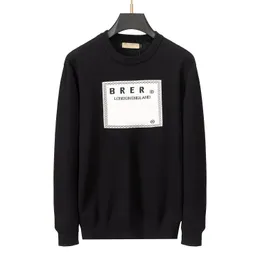 Hommes Designer Pull Hommes Rétro Classique Sweat-shirt De Luxe Lettre Broderie Col Rond Confortable Lettre Jacquard Pull À Manches Longues Pull Casual Crewneck