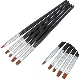 Makeup Brushes 5 Pcs Dental Resin Brush Pens Shaping Silicone Adhesive Composite Porcelain Teeth Dentist Tools Dentistry Lab Tool