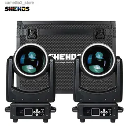 Hareketli Kafa Işıkları Shehds 300W Işın Hareketli Kafa Işığı LED Işık Uçuş Kılıfı DMX 512 Kontrol aşaması Etkisi Gece Kulübü Partisi DJ Disco Q231107