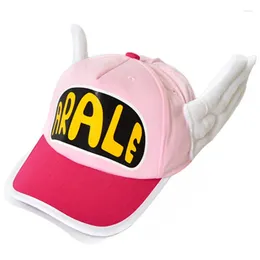 パーティー用品アニメDr.Slump Arale Cosplay Hat Children Adult Wings Hats Cartoon Angel Angel Cotton Baseball Capアクセサリー