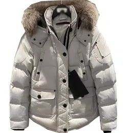 Vinterjacka kvinnor puffer jacka mooses knogar mens rund öja jacka herrar kappa ner parka vinter huva päls päls giacca donna uomo shearling trim jacka jacka