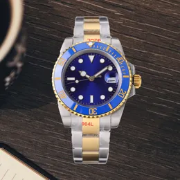 Business Casual Montre de Luxe Watch With Box New Men's Automatic Watch Mechanical Ceramic Watch All rostfritt stål Simning Watch Sapphire Luminous 40mm Watch