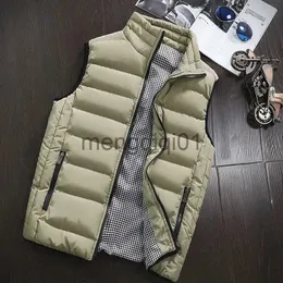 Hombres Down Parkas Chaleco para hombre Chaqueta Otoño Hombres Cálidos Chaquetas sin mangas Hombre Invierno Casual Chaleco Chaleco Tallas grandes Veste Homme 2023 Ropa de marca J231107