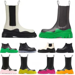2023 Opony Women Designer Boots Chelsea nad buty kolana kobiety Motocycle kostka Połowa platformy przeciw pośływaniu zimowe buty śnieżne buty rozmiar 35-44
