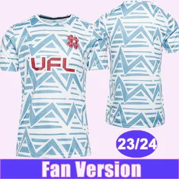 23 24 Hashtag Mens Soccer Jerseys United Alex Teniola Alfie Cue Lewis Watson Misha Djemaili Farai Tsingano Greg Halford Away Football Shirts