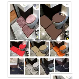 Toilet Seat Covers Hipster Ers Sets Indoor Top Quality Door Mats Suits Luxury Eco Friendly Bathroom Designer Accessorie Drop Deliver Dhfh0