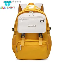 Sırt çantaları moda gündelik sırt çantası genç okul çantaları kızlar su geçirmez naylon büyük okul sırt çantası gençler için okul çantası q231108