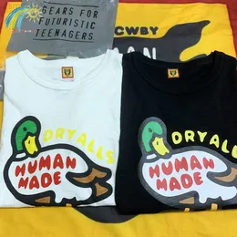 Herr t-shirts Big Duck Print mönster Human Made T-shirts män kvinnor 1 1 Top Tees Casual o-hals kort ärm