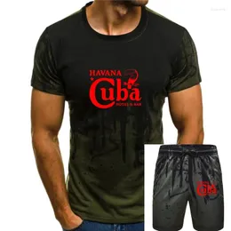 Herren Trainingsanzüge Kuba T-Shirt Vintage Havanna Bar El Pub Che Guevara Ernest Hemingway Männer Frauen Geburtstagsgeschenk T-Shirt