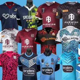 2022 2023 Rugby Jersey New Hurricanes Highlanders Blues Crusaders Rugby Jerseys Zealand 최고 품질 T 셔츠 셔츠 홈 게임 멀리 호주 남성