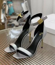 Luxury Summer 2023S/S Glamorou Uma Women Sandals Shoes Gold-tone Heel Lady Pumps Wedding Party Dress Evening Gladiator Sandalias With Box EU35-43