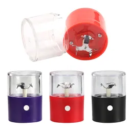 Moedores elétricos de ervas para fumar, carregador USB, triturador de especiarias, dispositivo Muller, célula de bateria embutida