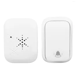 Doorbells Self Powered Door Bell 433MHZ Waterproof Long Working Distance For Home US Plug 100 To 230V