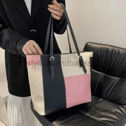 Schoudertassen Herfst Geometrische Paern Single Soulder Tassen Luxe ontworpen merk Grote onderarm Tote en tassen Pursestylishhandbagsstore