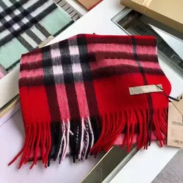 Luxury Designer Scarfs Women Double Sided Cashmere Winter Thickened Shawl Western Fashion Casual Plaid Letter Printing Pure Cashmere Shawl Scarf