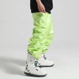 Pantaloni da sci Gsou Pantaloni da sci da neve Pantaloni da snowboard Inverno Caldo Coppia Abbigliamento sportivo all'aria aperta Antivento Impermeabile Traspirante per la guida in montagna