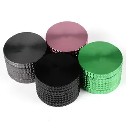Smoking Colorful Aluminium Alloy Diamond Rhombus Dry Herb Tobacco Grind Spice Miller Grinder Crusher Grinding Chopped Hand Muller Cigarette Pipes Holder