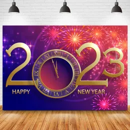 Party Decoration Countdown To 2023 Year Backdrop Family Pography Birthday Gorgeous Fireworks Portrait Pocall Background