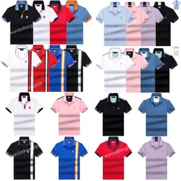 Luxus Designer Poloshirt Mode Kaninchen Stickerei Herren Poloshirt High Street Polo Herren