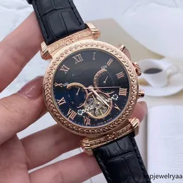 Orologio di lusso Orologio da uomo con movimento meccanico automatico di alta qualità. La copertura trasparente da 40-42 mm può vedere un singolo movimento