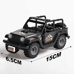 2022 الجيش الجديد مموهة TBS Commando Blacks Wranglers Car Off Roader Building Builds Classic Model Sets Bricks Kids Kits P230407