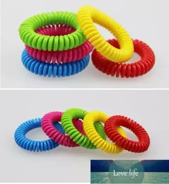 Braccialetti a fascia repellente per zanzare super belli di alta qualità Polsino per bambini naturale puro anti zanzara con confezione al dettaglio colori misti