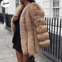 Kadın Kürk Faux S 5xl Coats Kadınlar Pulabo Kış Kış Moda Sahte Satıcı Kaplama Zarif Kalın Sıcak Dış Giyim Sahte Ceket Chaquetas Mujer 231107