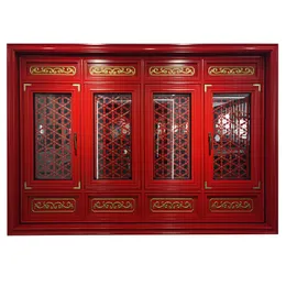 Art Window Chinese style antique style aluminum alloy Support customization