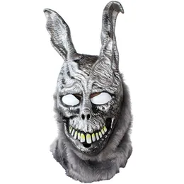 Film Donnie Darko Frank Evil Tavşan Maskesi Cadılar Bayramı Partisi Cosplay Props Lateks Tam Yüz Maskesi