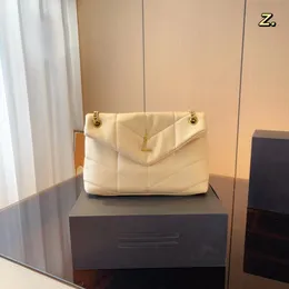 Высокое качество Loulou Bag Модельер Роскошные сумки Сумка из натуральной кожи с цепочкой через плечо Классический клапан Женский кошелек 29 см