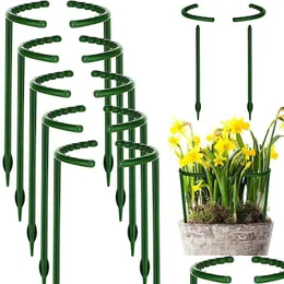 Other Garden Supplies Plastic Plant Support Pile Stand For Flowers Greenhouse Arrangement Rod Holder Orchard Ga Dhxkf