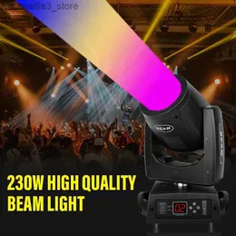 Ruchome światła głowicy profesjonalny LED Laser Laser Light Sharpy 230W Belka 7R Ruchowa głowica światło na scenę DJ Light. Q231107