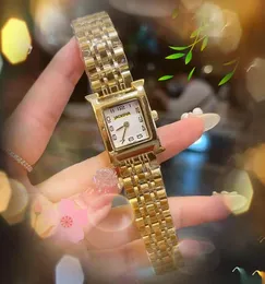 شهيرة شهيرة للاتصال الرقمي الرقمي مربع شهيرة حركة الكوارتز Wather Women Classic Population Stainless Belt Bracelet Busicle Business Series Wristwatch Wristwatch