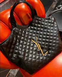 새로운 여성 Icare Maxi 쇼핑백 어깨 가방 디자이너 토트 가죽 고급 핸드백 어깨 가방