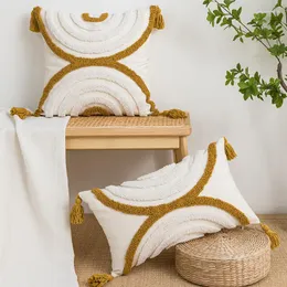 Cuscino Stile Etnico Marocchino Fodera Federa Decorativa Nappa Trapuntata Federa Bohémien Per Divano Letto Soggiorno