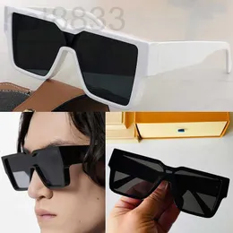 Солнцезащитные очки дизайнерская мужская маска для столкновения с белой ацетатной рамой v мотив на переднем UV400 защита от роскошных брендов.