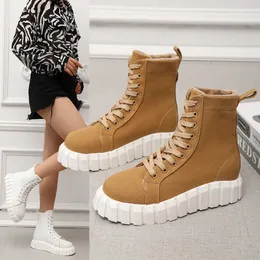 Boots Women Boots 2022 Fashion Chunky Boots Boots Boots White Shoes для женщин Осень Зимние сапоги высокие каблуки Botas Mujer AA230406