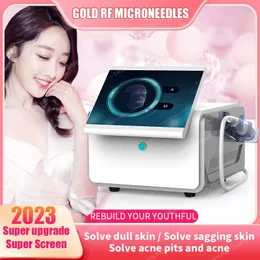 Máquina fracionária de microagulhas rf 2024 com martelo frio, remoção de cicatrizes de acne e estrias